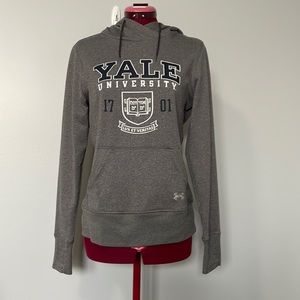 Gray Yale Underarmor Hoodie